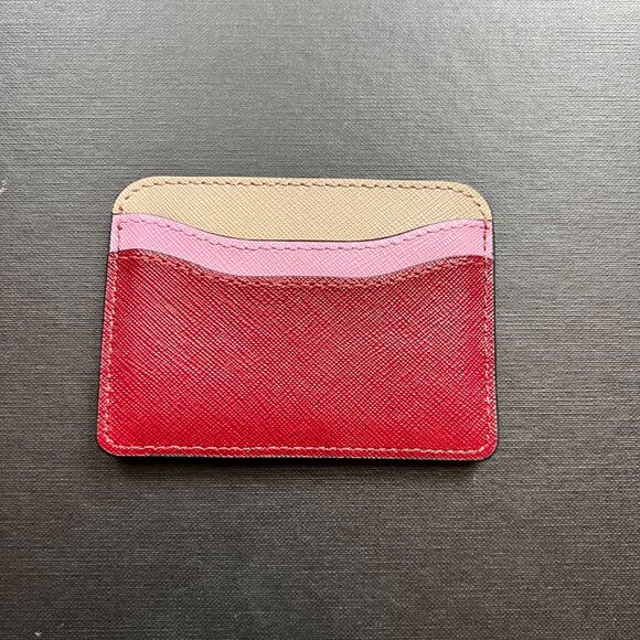Marc Jacobs "The Snapshot" Card Case - Small Red Wallet - Picture 3 of 5